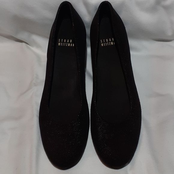 Stuart Weitzman Brown Wedge Heels 8N - Picture 8 of 8